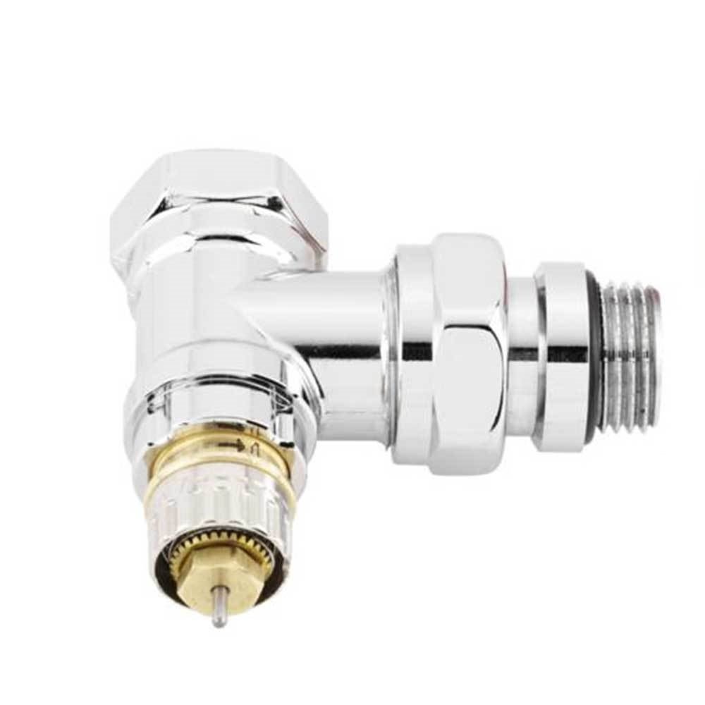 Danfoss Ra-Ncx  Köşe Tip Krom Kaplama Dİizayn Vana Termostadı Dn 15