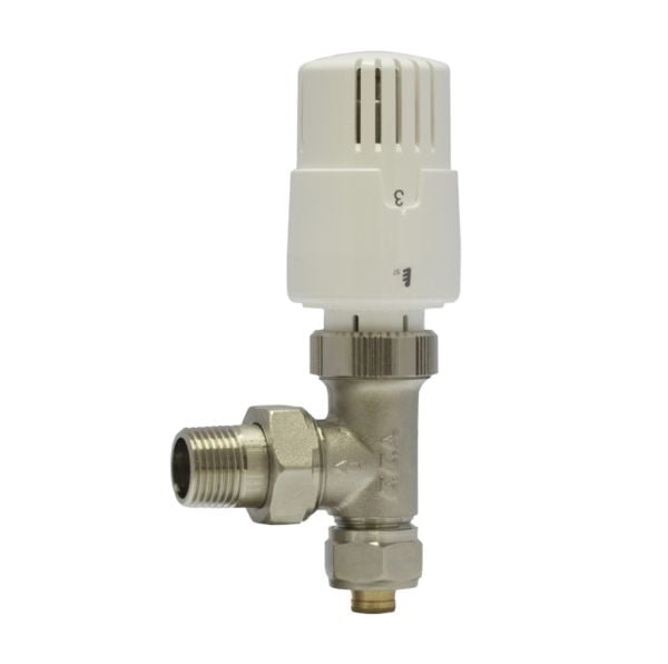 E.c.a.Trv4 PexTermostatik Radyatör Vanası 1/2 (Köşe)