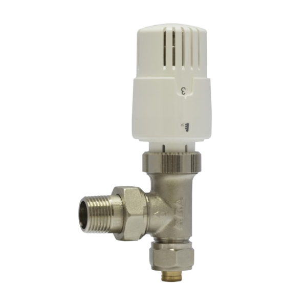 E.c.a.Trv4 PexTermostatik Radyatör Vanası 1/2 (Köşe)