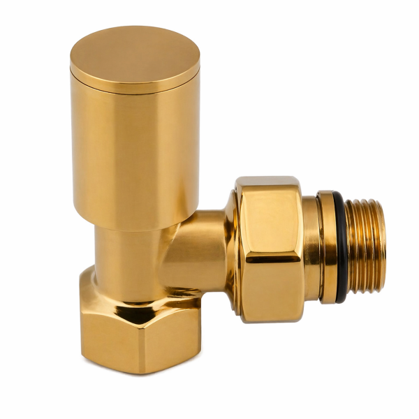 EDP Altın Boyalı Köşe Radyatör Vanası 1/2