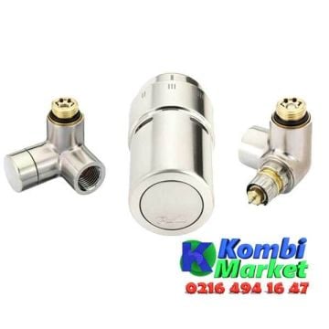 Danfoss Sağ Radyatör Girişi Seti Ra-Urx+Rlv-X+Rax Krom
