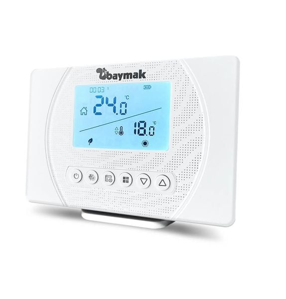 Baymak LOGI PRO S Kablosuz Programlanabilir Oda Termostatı | Dijital Kombi Termostatı