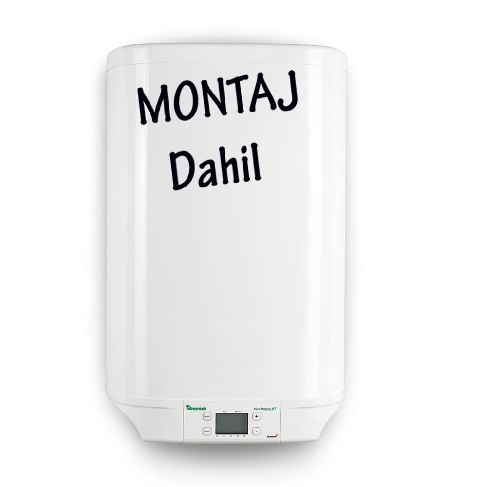 Baymak Aqua LCD Prizmatik 80 LT Termosifon Montaj Dahil