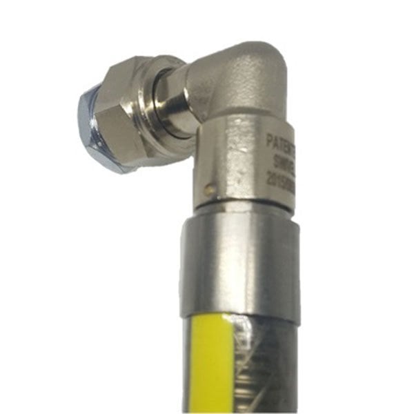 Gfs Döner Dirsekli Ocak Flexi Çelik Sargılı 150cm 1/2 (Yeni Tip)